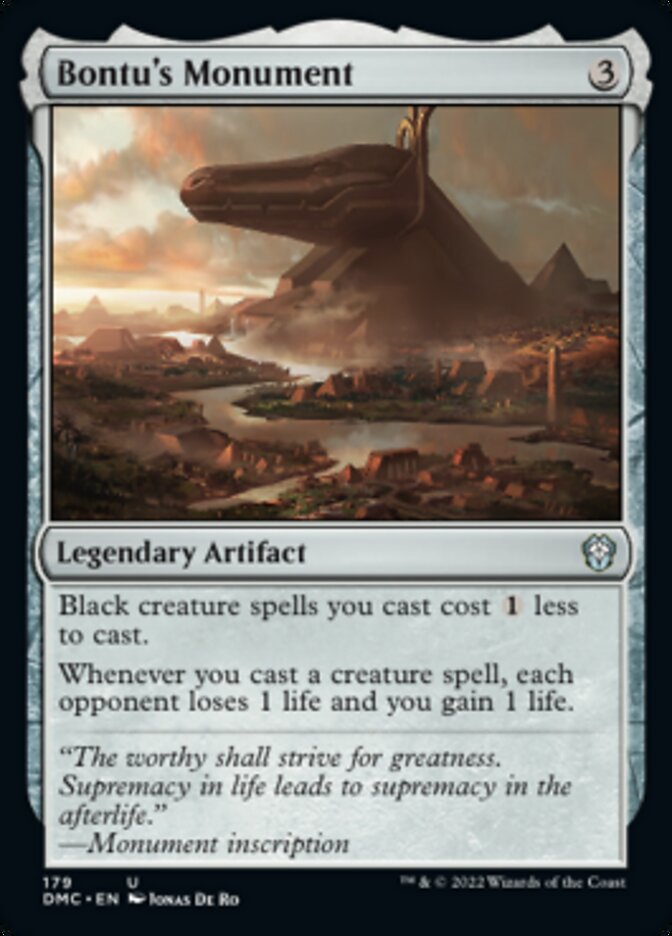 Bontu's Monument [Dominaria United Commander] | Gear Gaming Bentonville