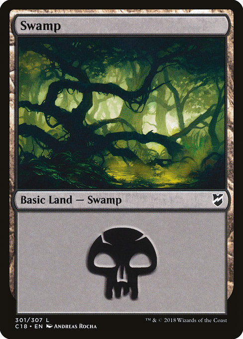 Swamp (301) [Commander 2018] | Gear Gaming Bentonville