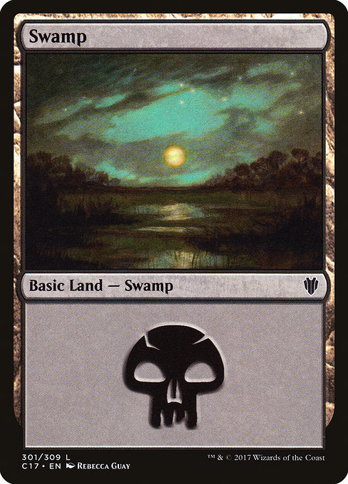 Swamp (301) [Commander 2017] | Gear Gaming Bentonville