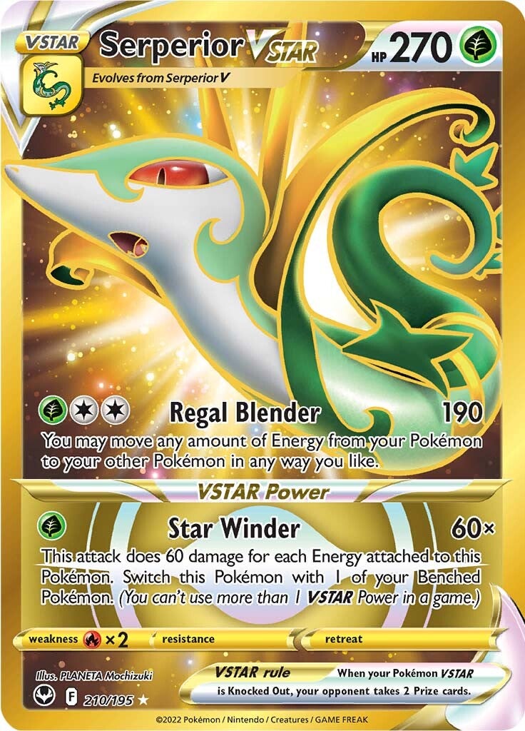 Serperior VSTAR (210/195) [Sword & Shield: Silver Tempest] | Gear Gaming Bentonville