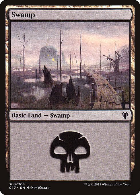 Swamp (303) [Commander 2017] | Gear Gaming Bentonville