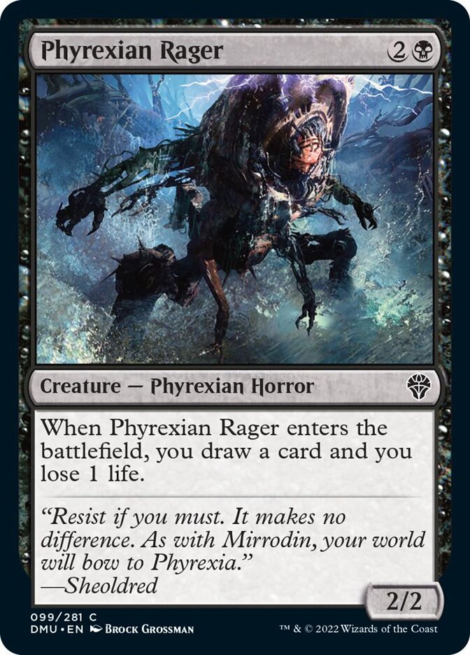 Phyrexian Rager [Dominaria United] | Gear Gaming Bentonville