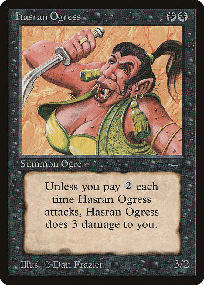 Hasran Ogress (Light Mana Cost) [Arabian Nights] | Gear Gaming Bentonville