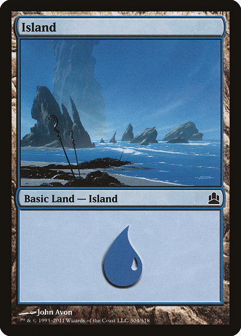 Island (304) [Commander] | Gear Gaming Bentonville