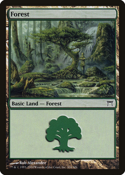 Forest (304) [Champions of Kamigawa] | Gear Gaming Bentonville