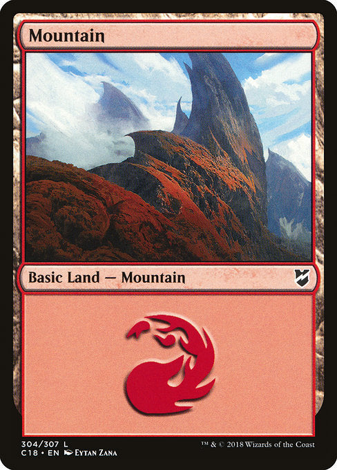 Mountain (304) [Commander 2018] | Gear Gaming Bentonville