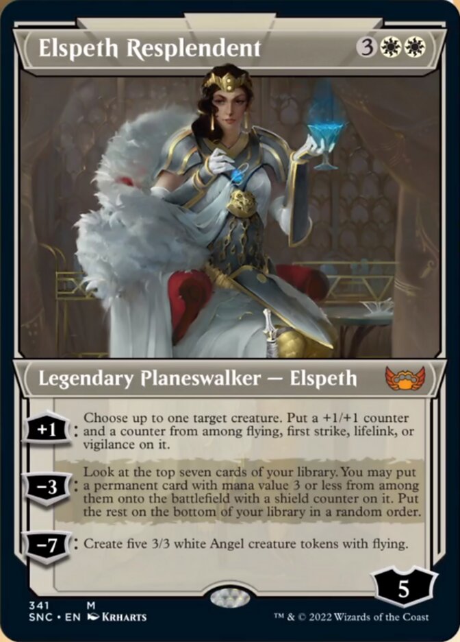 Elspeth Resplendent (Showcase Art Deco) [Streets of New Capenna] | Gear Gaming Bentonville