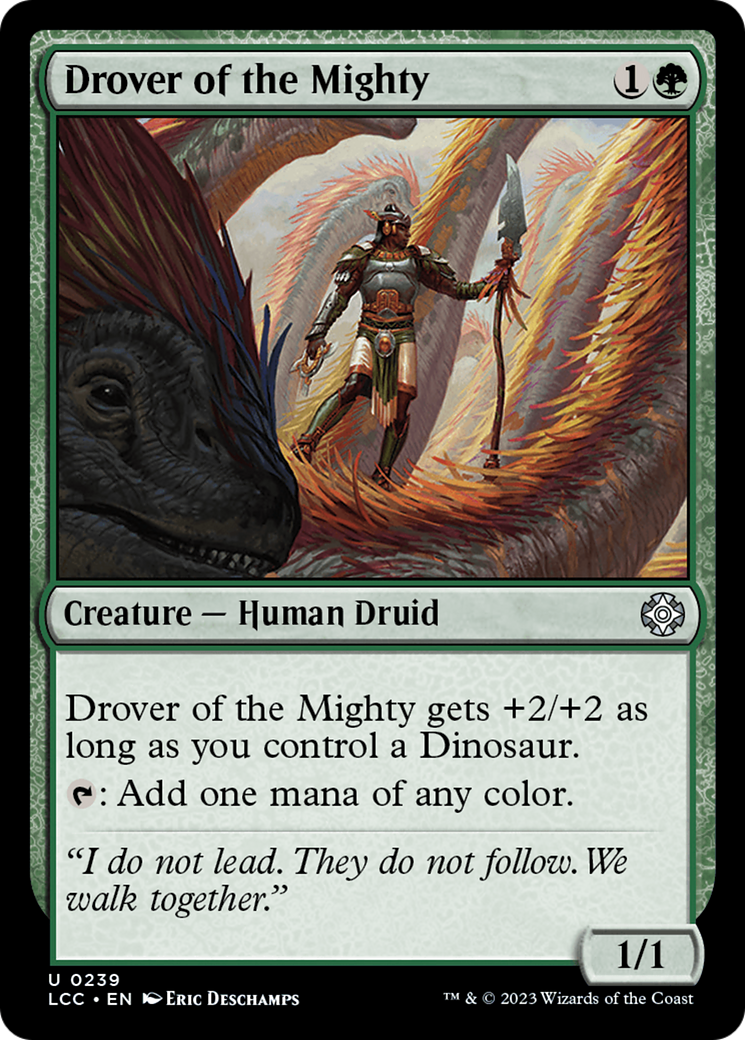 Drover of the Mighty [The Lost Caverns of Ixalan Commander] | Gear Gaming Bentonville