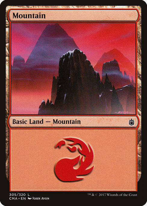 Mountain (305) [Commander Anthology] | Gear Gaming Bentonville