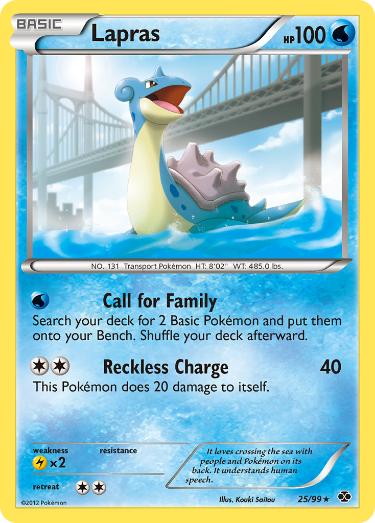 Lapras (25/99) [Black & White: Next Destinies] | Gear Gaming Bentonville