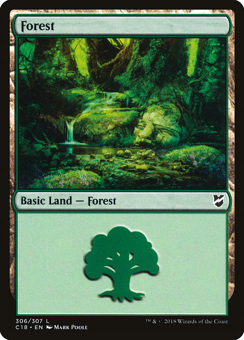 Forest (306) [Commander 2018] | Gear Gaming Bentonville