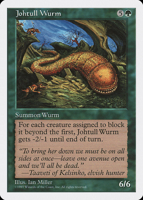 Johtull Wurm [Fifth Edition] | Gear Gaming Bentonville