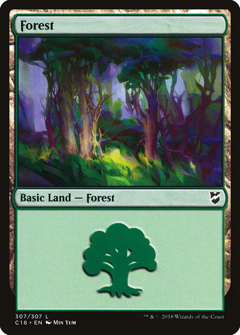 Forest (307) [Commander 2018] | Gear Gaming Bentonville