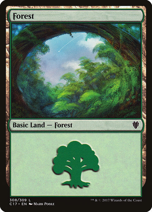 Forest (308) [Commander 2017] | Gear Gaming Bentonville