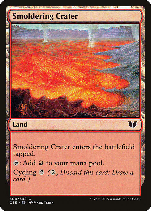 Smoldering Crater [Commander 2015] | Gear Gaming Bentonville