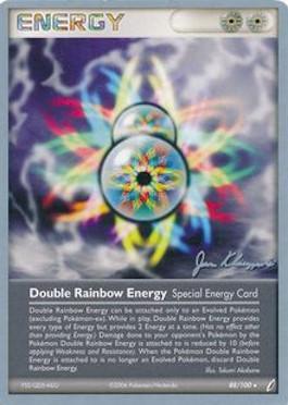 Double Rainbow Energy (88/100) (Psychic Lock - Jason Klaczynski) [World Championships 2008] | Gear Gaming Bentonville