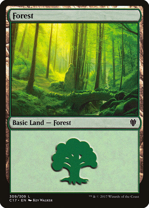 Forest (309) [Commander 2017] | Gear Gaming Bentonville