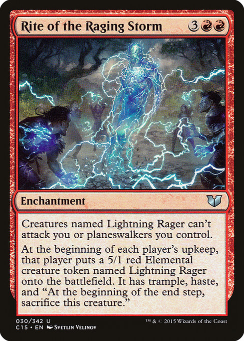 Rite of the Raging Storm [Commander 2015] | Gear Gaming Bentonville