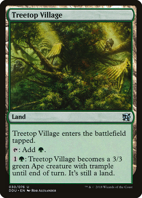 Treetop Village [Duel Decks: Elves vs. Inventors] | Gear Gaming Bentonville