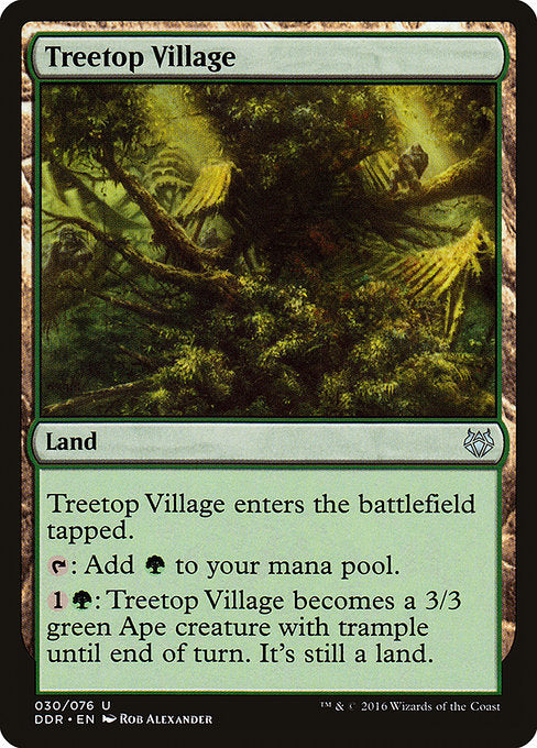 Treetop Village [Duel Decks: Nissa vs. Ob Nixilis] | Gear Gaming Bentonville