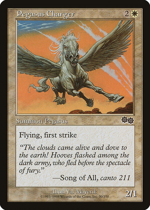 Pegasus Charger [Urza's Saga] | Gear Gaming Bentonville