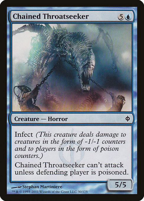 Chained Throatseeker [New Phyrexia] | Gear Gaming Bentonville