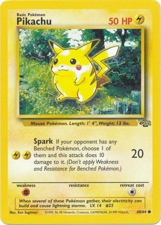 Pikachu (60/64) [Jungle Unlimited] | Gear Gaming Bentonville