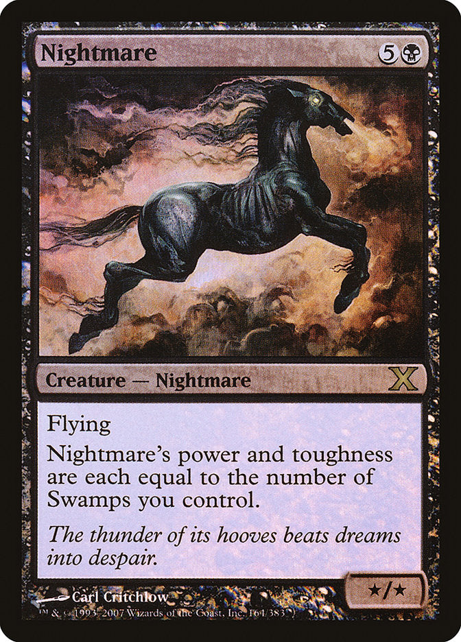 Nightmare (Premium Foil) [Tenth Edition] | Gear Gaming Bentonville