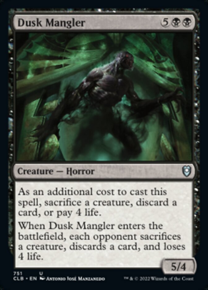 Dusk Mangler [Commander Legends: Battle for Baldur's Gate] | Gear Gaming Bentonville