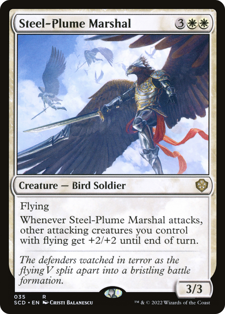 Steel-Plume Marshal [Starter Commander Decks] | Gear Gaming Bentonville