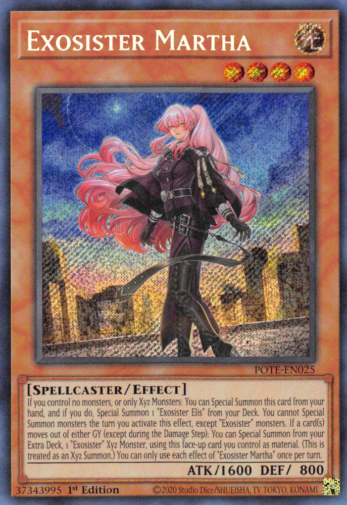 Exosister Martha [POTE-EN025] Secret Rare | Gear Gaming Bentonville