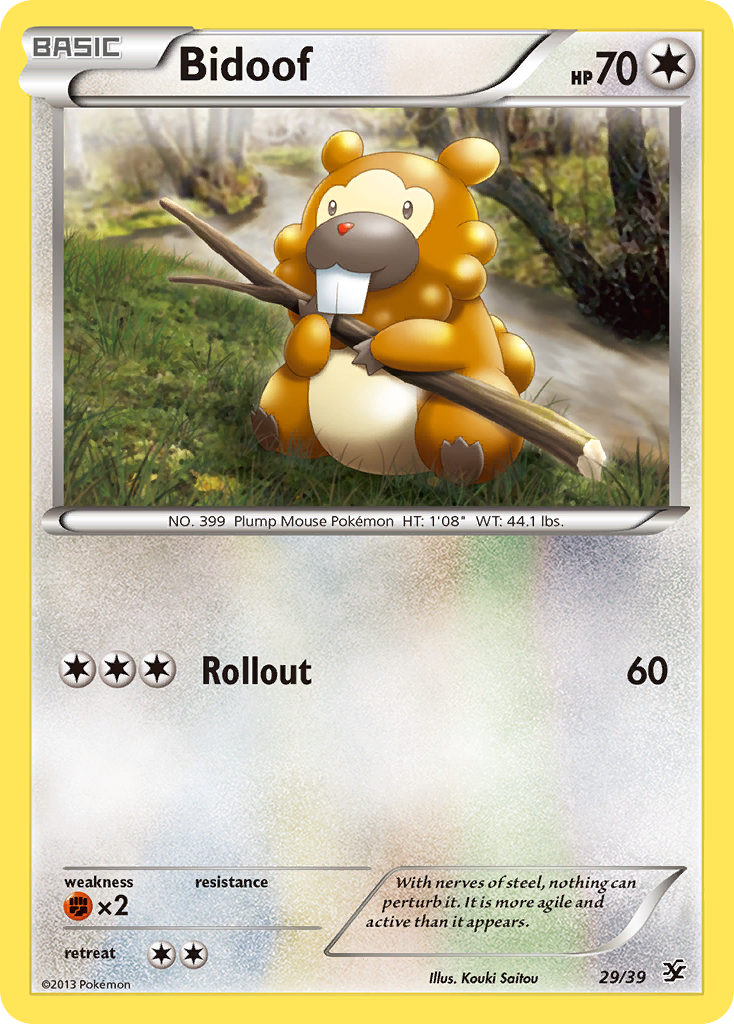 Bidoof (29/39) [XY: Kalos Starter Set] | Gear Gaming Bentonville