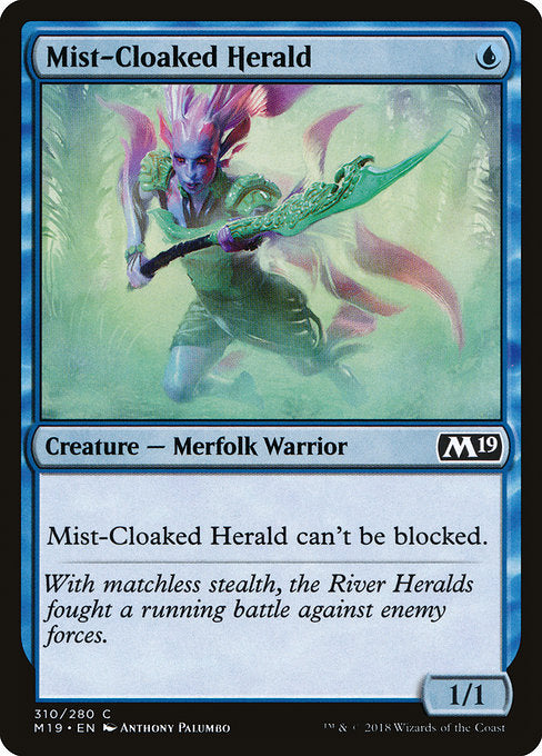 Mist-Cloaked Herald [Core Set 2019] | Gear Gaming Bentonville