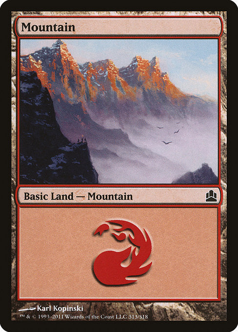 Mountain (313) [Commander] | Gear Gaming Bentonville