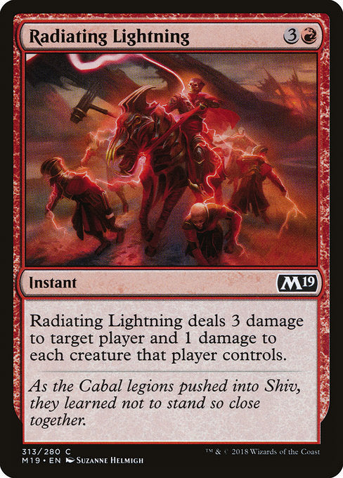 Radiating Lightning [Core Set 2019] | Gear Gaming Bentonville