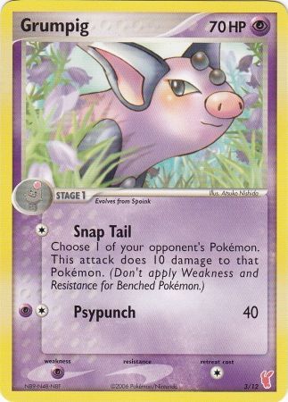 Grumpig (3/12) [EX: Trainer Kit 2 - Plusle] | Gear Gaming Bentonville