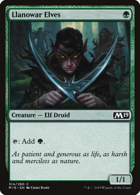 Llanowar Elves [Core Set 2019] | Gear Gaming Bentonville