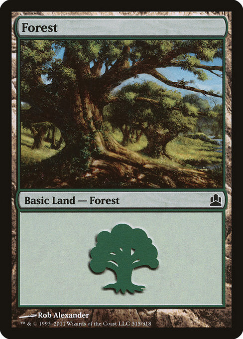 Forest (315) [Commander] | Gear Gaming Bentonville