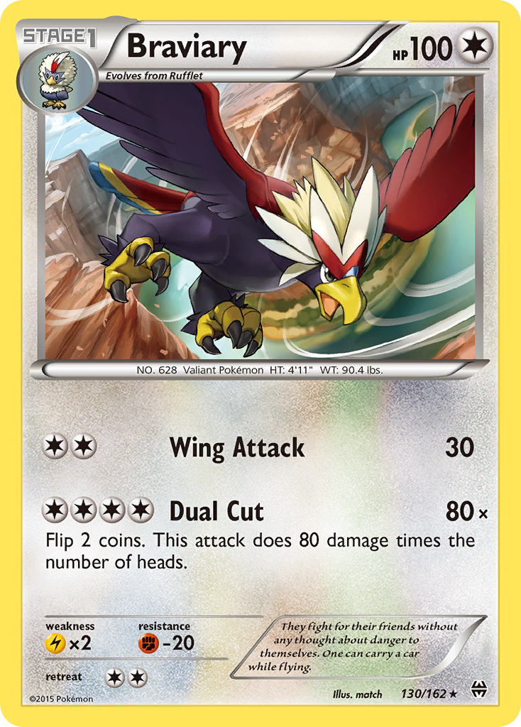 Braviary (130/162) [XY: BREAKthrough] | Gear Gaming Bentonville