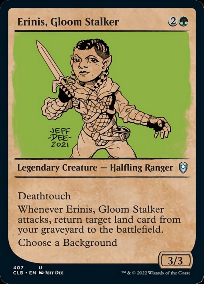 Erinis, Gloom Stalker (Showcase) [Commander Legends: Battle for Baldur's Gate] | Gear Gaming Bentonville