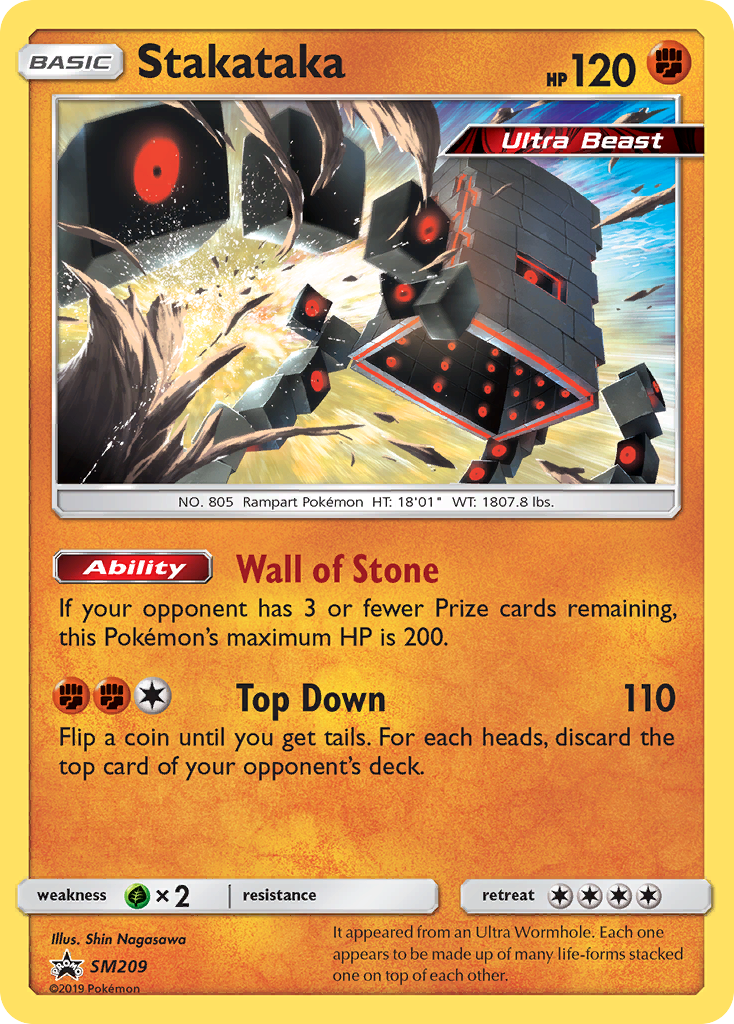 Stakataka (SM209) [Sun & Moon: Black Star Promos] | Gear Gaming Bentonville