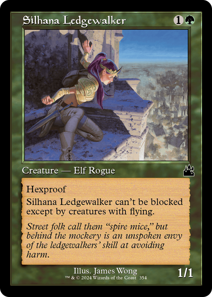 Silhana Ledgewalker (Retro Frame) [Ravnica Remastered] | Gear Gaming Bentonville