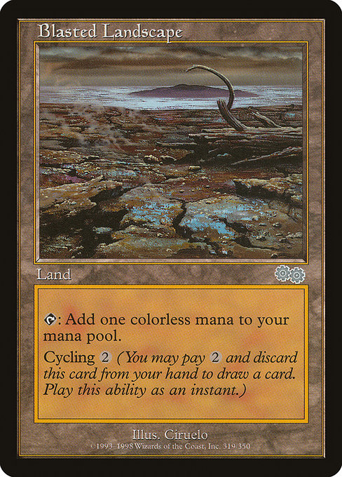 Blasted Landscape [Urza's Saga] | Gear Gaming Bentonville