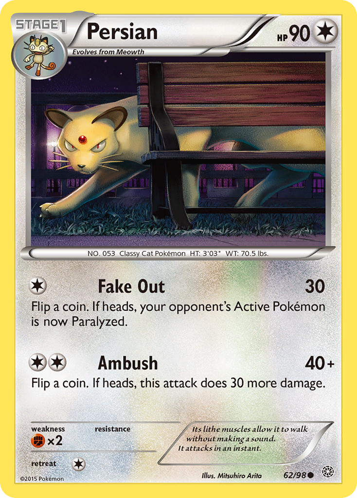 Persian (62/98) [XY: Ancient Origins] | Gear Gaming Bentonville