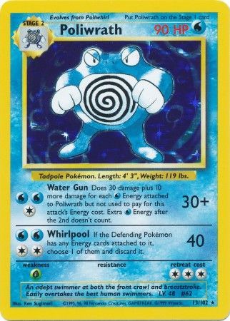 Poliwrath (13/102) [Base Set Unlimited] | Gear Gaming Bentonville