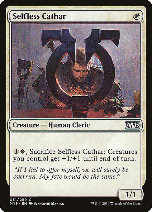 Selfless Cathar [Magic 2015 (M15)] | Gear Gaming Bentonville