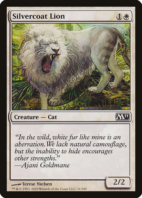 Silvercoat Lion [Magic 2011 (M11)] | Gear Gaming Bentonville