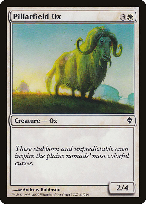 Pillarfield Ox [Zendikar] | Gear Gaming Bentonville