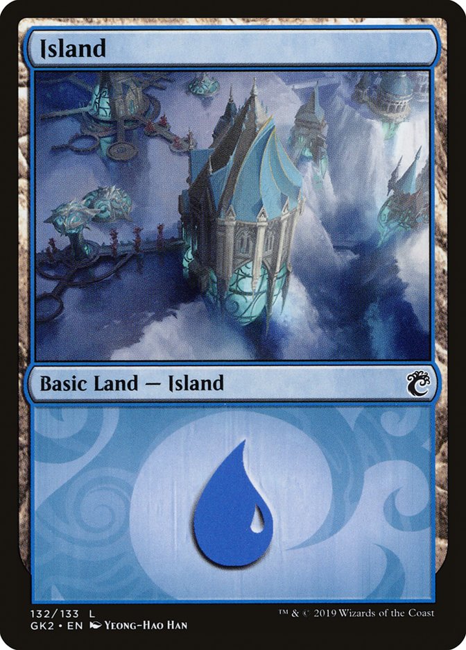 Island (132) [Ravnica Allegiance Guild Kit] | Gear Gaming Bentonville