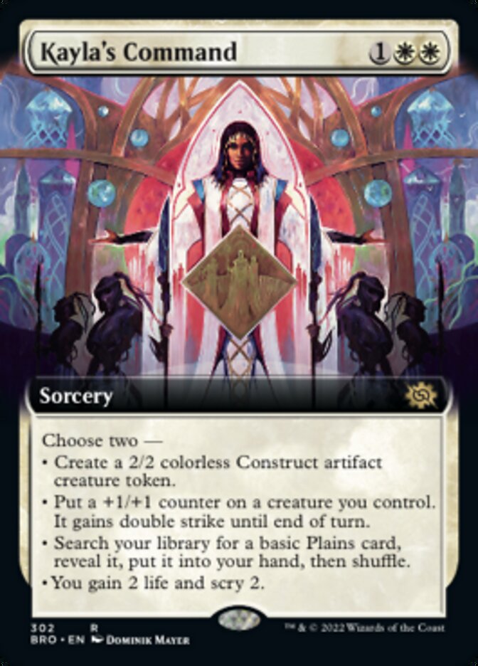 Kayla's Command (Extended Art) [The Brothers' War] | Gear Gaming Bentonville